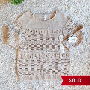 SOLD - NWT - St. John’s Bay Knit Sweater